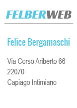 Logo della società e informazioni di contatto