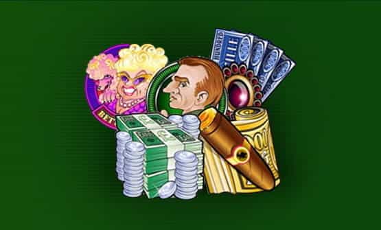 Money, cigars and expensive items from the Cashville online slot.