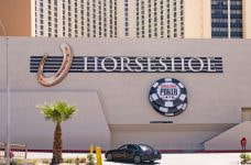 General view of the Horseshoe Las Vegas Center Strip Hotel and Casino, home of the World Series of Poker.